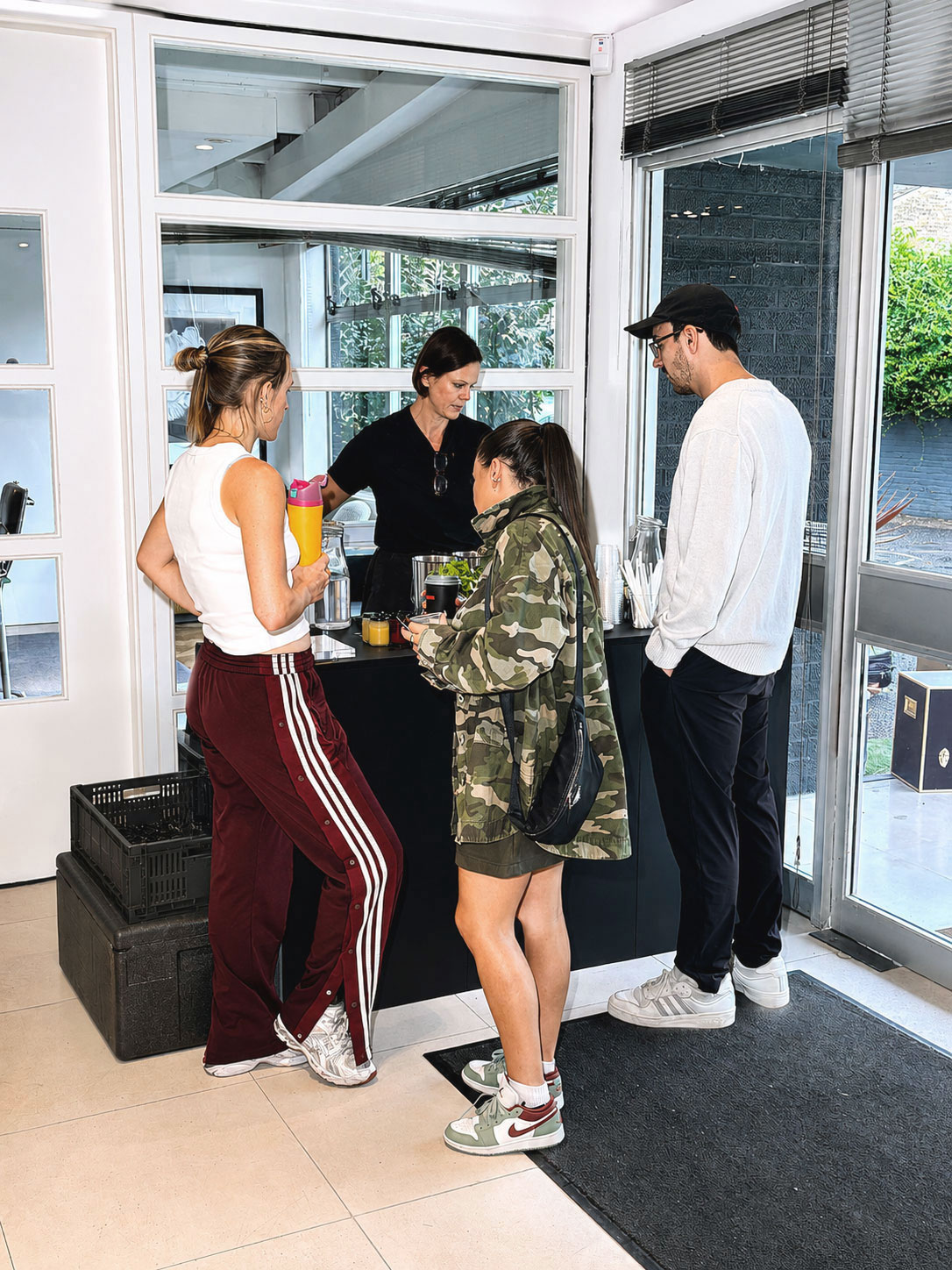 Matrix Studios tenants at the UNIT hydration bar